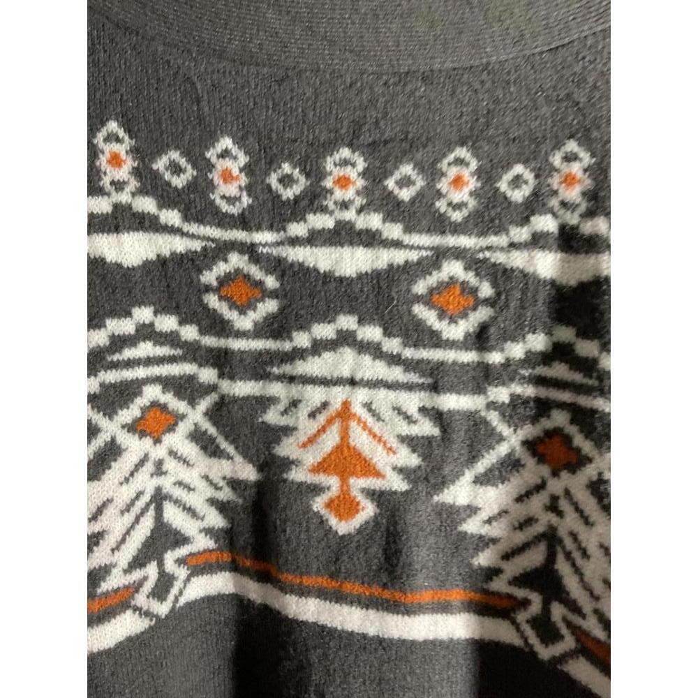 D& co Stylish Aztec Print Open Front Cardigan 1X - Picture 8 of 10